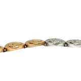 14K Gold Diamond Link Necklace