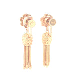 14K Yellow Gold Dangling Earrings