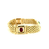 14K Yellow Gold Multi-Gem Bracelet