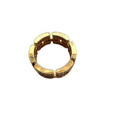 18K Yellow Gold Diamond Maillon Panthere Band