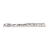 Art Deco Diamond and Sapphire Platinum Bracelet