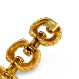 Open Link 14k Yellow Gold Bracelet by “La Triomphe”, circa 1960s