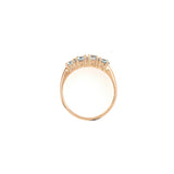 Blue Topaz 14K Yellow Gold Ring, Circa 1970s