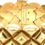 Chevron Link Bracelet in 14k Yellow Gold, circa 1940s