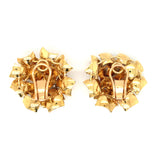 Diamond 18K Yellow Gold Earclips