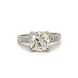 Diamond Engagement Platinum Ring