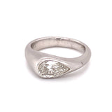 Diamond Engagement Ring in Platinum, circa 1980s