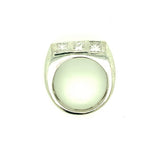 Diamond Platinum Band Ring