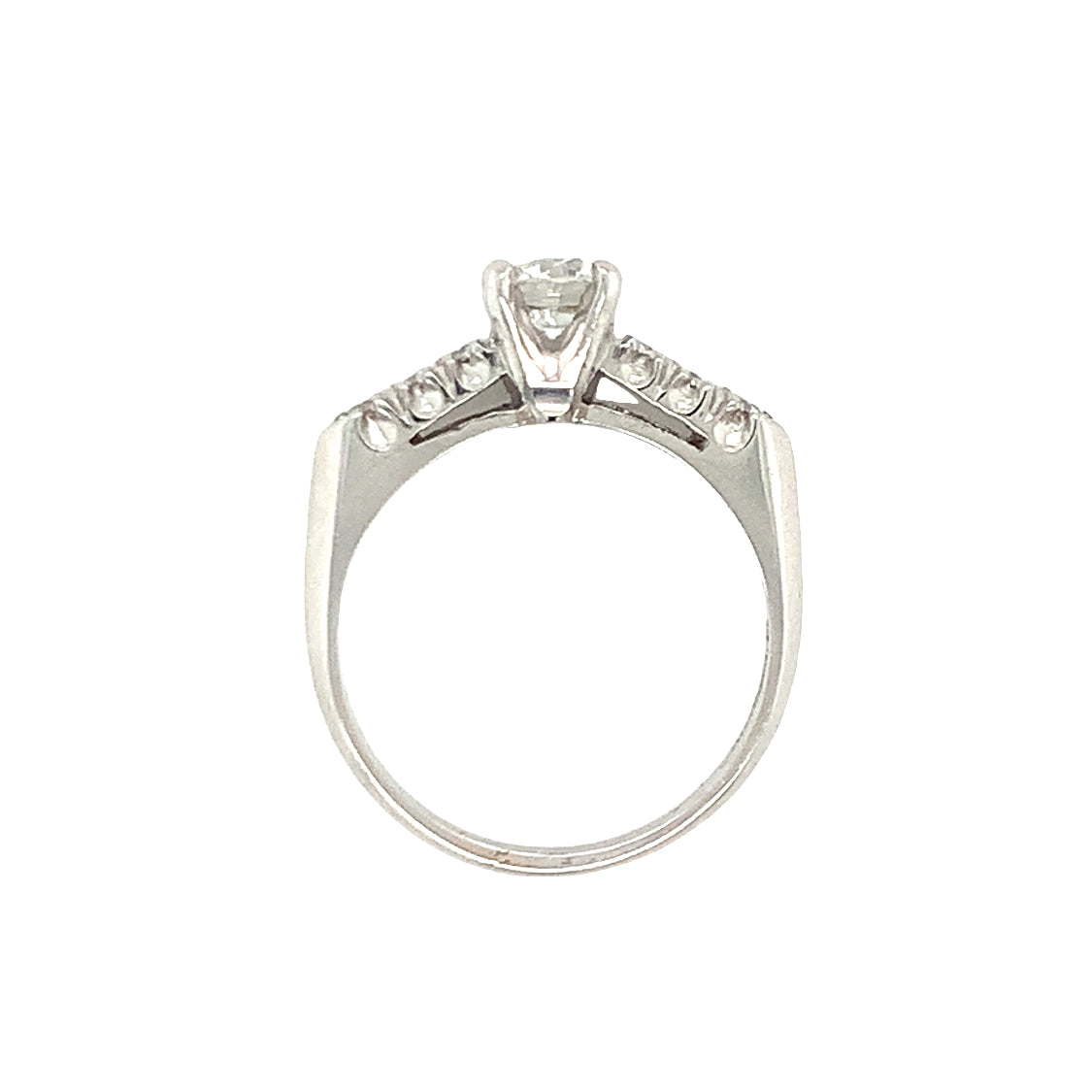 Diamond Solitaire Platinum Engagement Ring