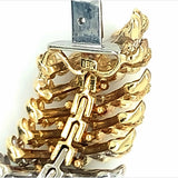 Diamond Two-Tone Gold Bracelet, circa 1960s