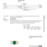 Emerald and Diamond 18K Gold Ring by Tiffany & Co.