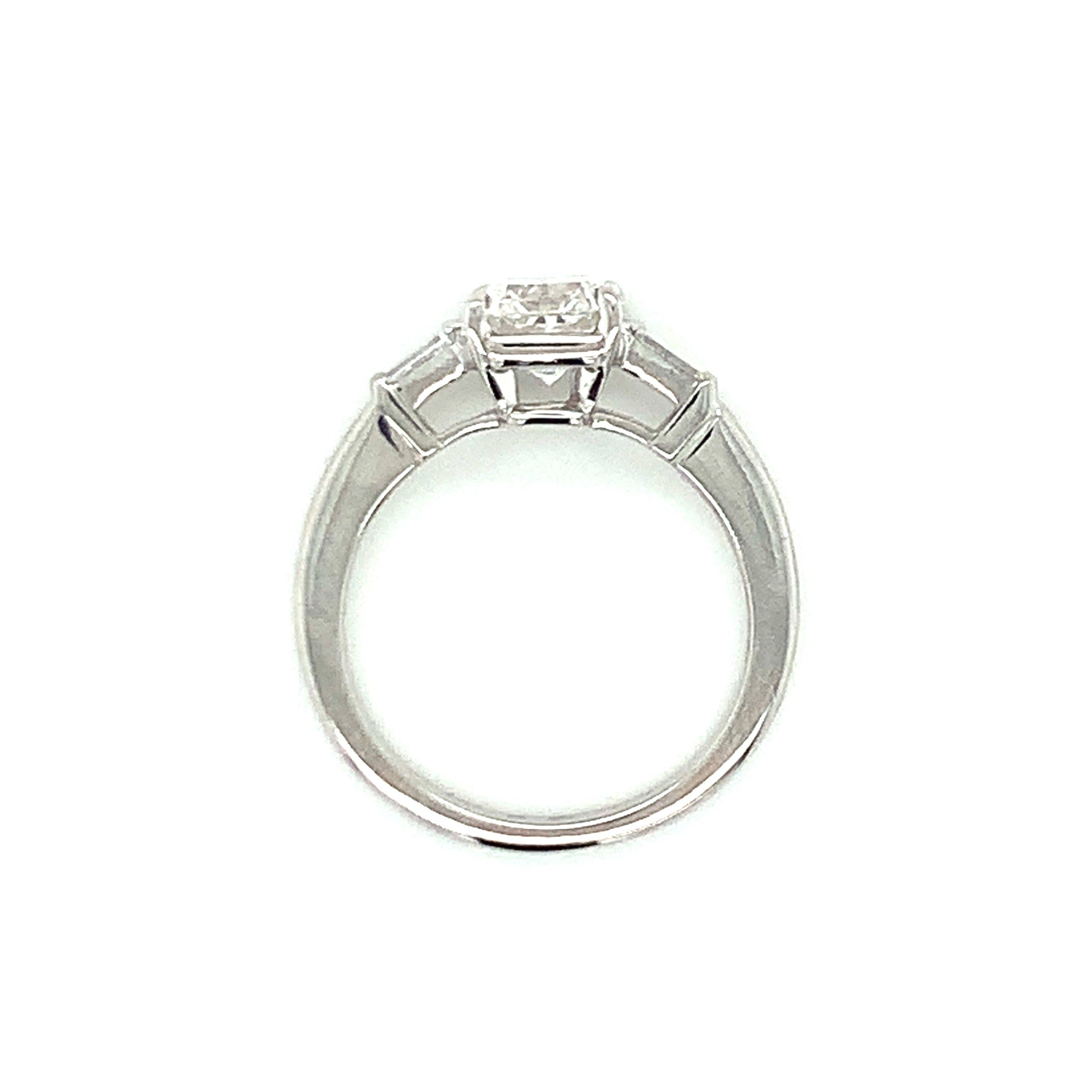 GIA Certified 1.03 Carat Diamond Platinum Engagement Ring by Tiffany & Co.
