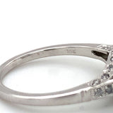 GIA Certified 1.26 Carat Diamond 18K White Gold Engagement Ring