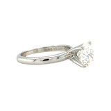GIA Certified 1.63 Carat Diamond White Gold Engagement Ring
