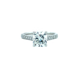 GIA Certified 1.81 Carat Diamond Platinum Engagement Ring