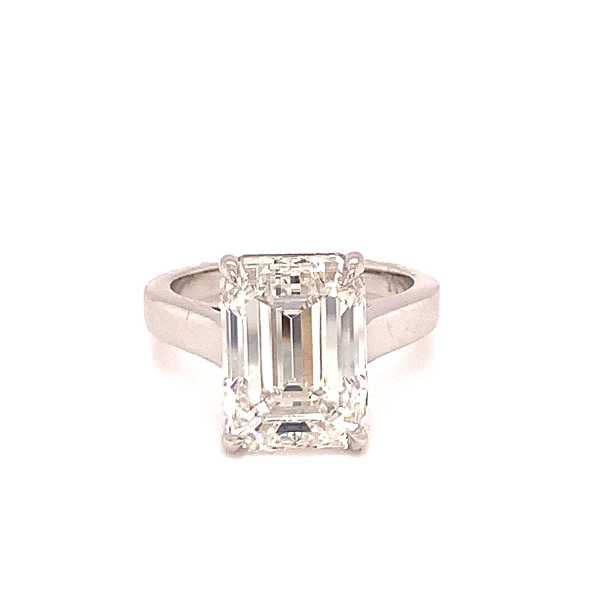 GIA Certified 6.74 Carat Diamond Engagement Ring in Platinum
