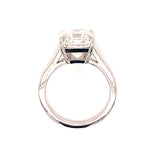 GIA Certified 6.74 Carat Diamond Engagement Ring in Platinum