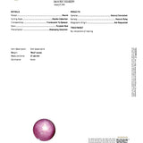Gia Certified 78.67 Carat Star Ruby and Diamond Bombe 14K White Gold Ring