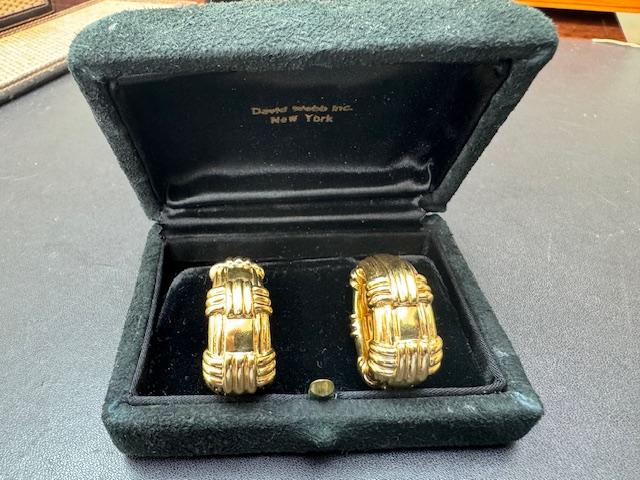 Huggie 18k Yellow Gold Earrings by David Webb, circa 1970s