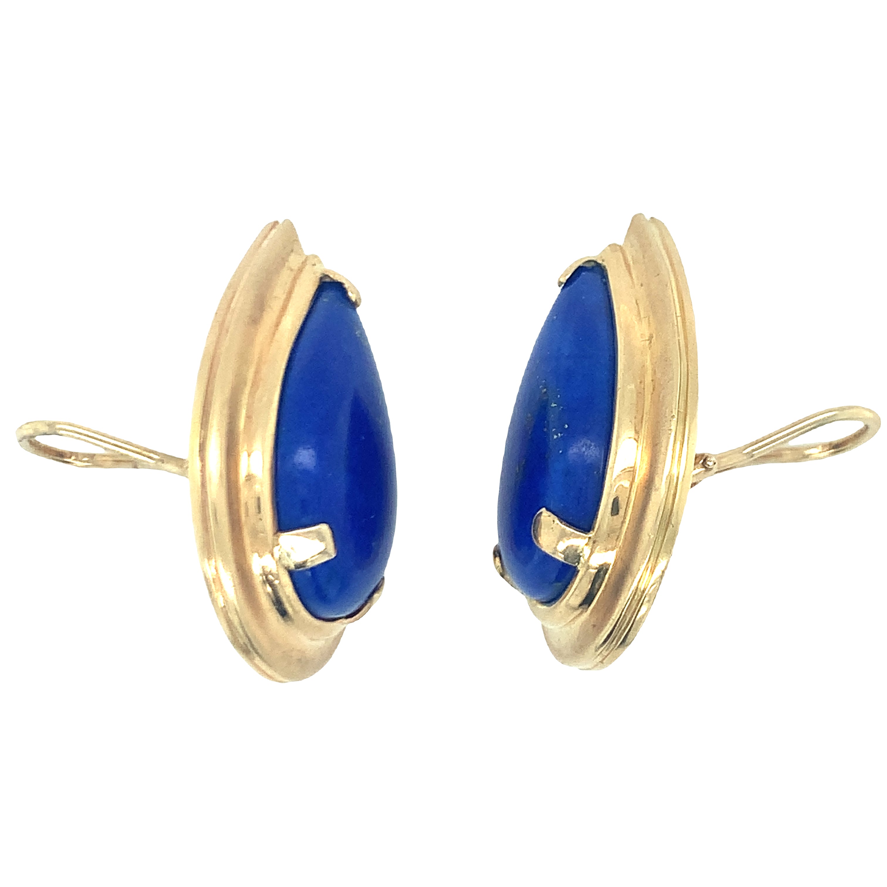 Lapis Lazuli 18K Yellow Gold Earrings