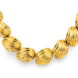 Shell Link 18K Yellow Gold Necklace by Hammerman Brothers