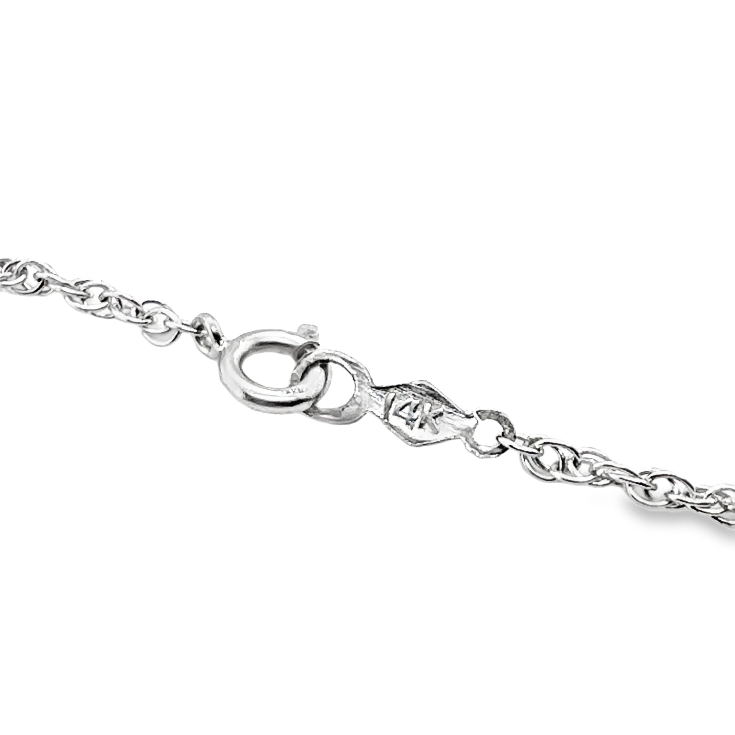 Edwardian Diamond 14K White and Yellow Gold Pendant / Brooch, circa 1910