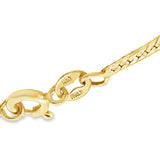 18K YELLOW GOLD CRYSTAL QUARTZ "PISCES" ZODIAC SIGN PENDANT