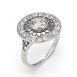 Art Deco Platinum Diamond Ring