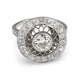 Art Deco Platinum Diamond Ring