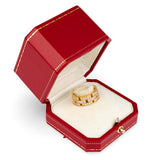 Cartier Maillon Panthère 18K Yellow Gold Diamond Band Ring, 1.40ct, Original Box