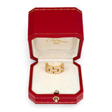Cartier Maillon Panthère 18K Yellow Gold Diamond Band Ring, 1.40ct, Original Box