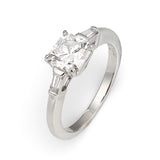 Tiffany & Co. Lucida 1.03ct Diamond Platinum Engagement Ring, GIA F/VVS1