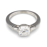 Tiffany & Co. Lucida 1.03ct Diamond Platinum Engagement Ring, GIA F/VVS1