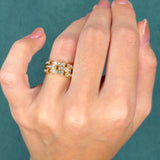 Cartier Maillon Panthère 18K Yellow Gold Diamond Band Ring, 1.40ct, Original Box