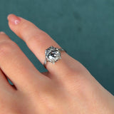 Edwardian Old European Cut Diamond Platinum Ring, 1.85ct, Circa 1910