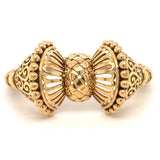 Retro Bow Motif 18K Yellow and Rose Gold Bracelet, circa 1940s