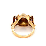 Retro Diamond Gold Ring, circa 1940s