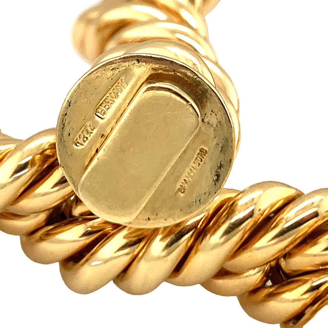 Rope Twist 18K Yellow Gold Necklace