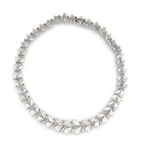 Mid-Century 48 Carat Diamond Platinum Necklace, Circa 1950s