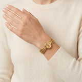 Van Cleef & Arpels Retro 18K Yellow Gold Mesh Wristwatch, Circa 1940s