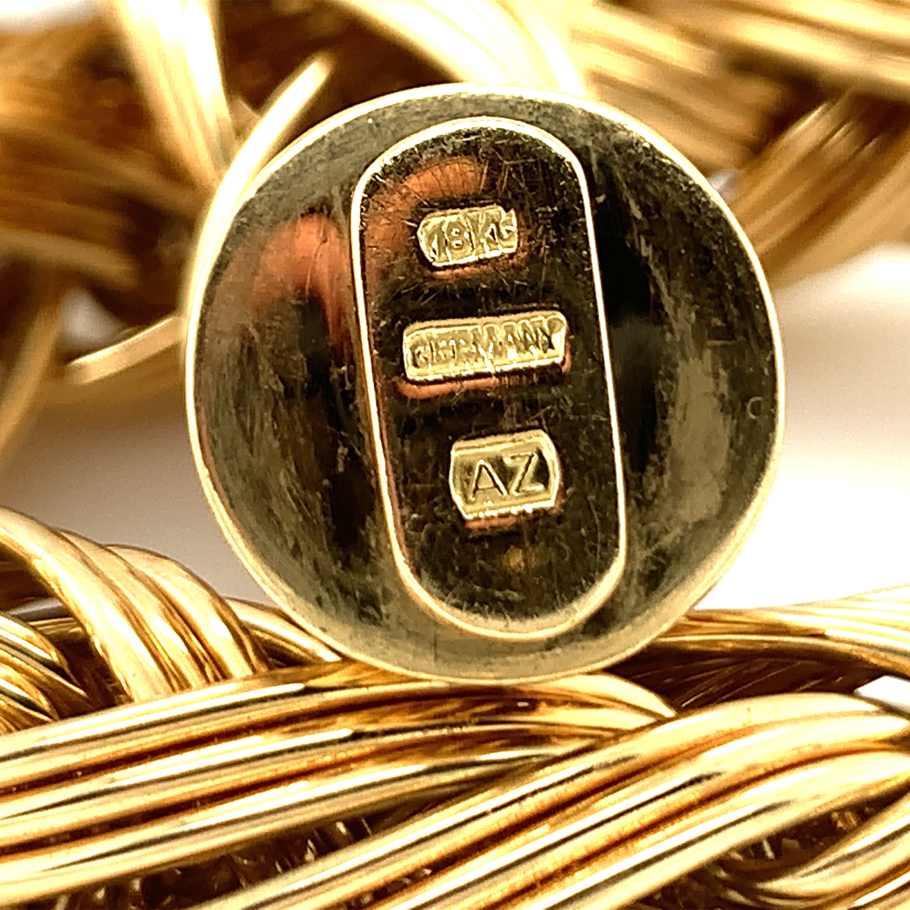 Woven Link 18K Yellow Gold Necklace