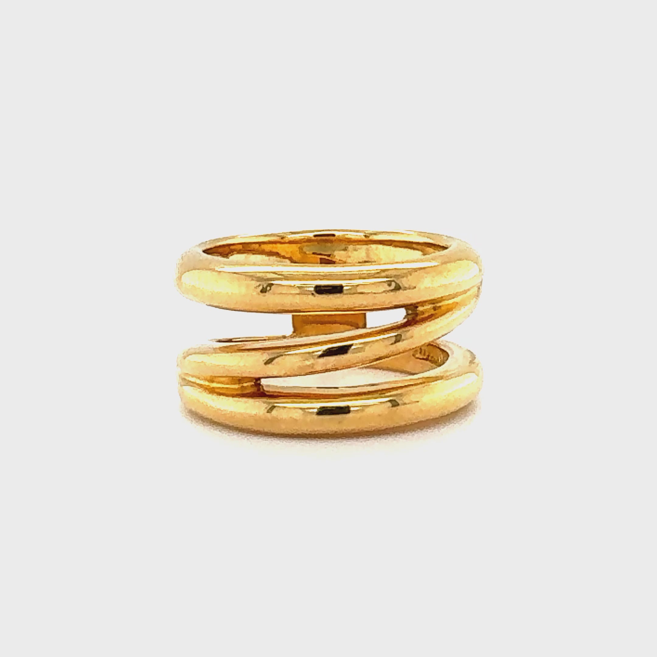18K Yellow Gold Tiffany & Co. Interlocking Band