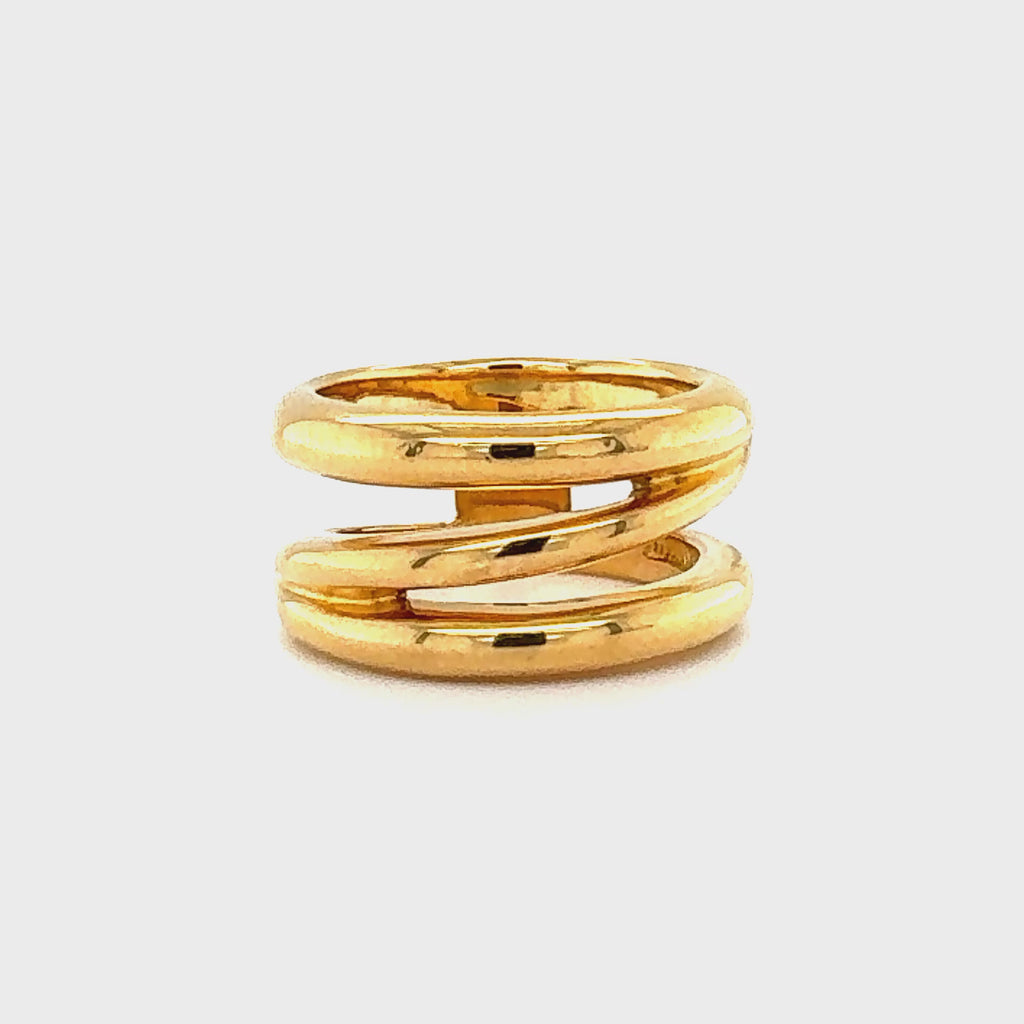 18K Yellow Gold Tiffany & Co. Interlocking Band