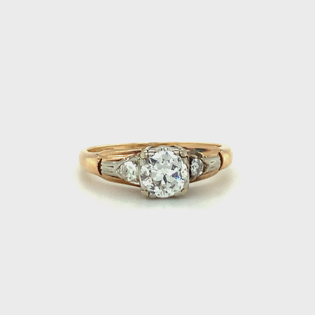 Video of the Victorian diamond ring in 14K Gold, 18K Gold, Rose Gold and White Gold