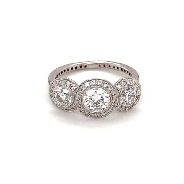 18K White Gold, Diamond Ring from Recoleta Estate Jewelry