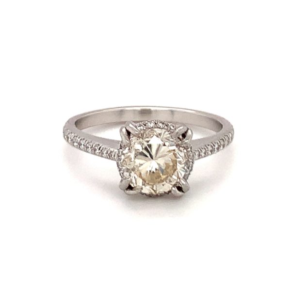 PLATINUM DIAMOND SOLITAIRE RING from Recoleta Estate Jewelry