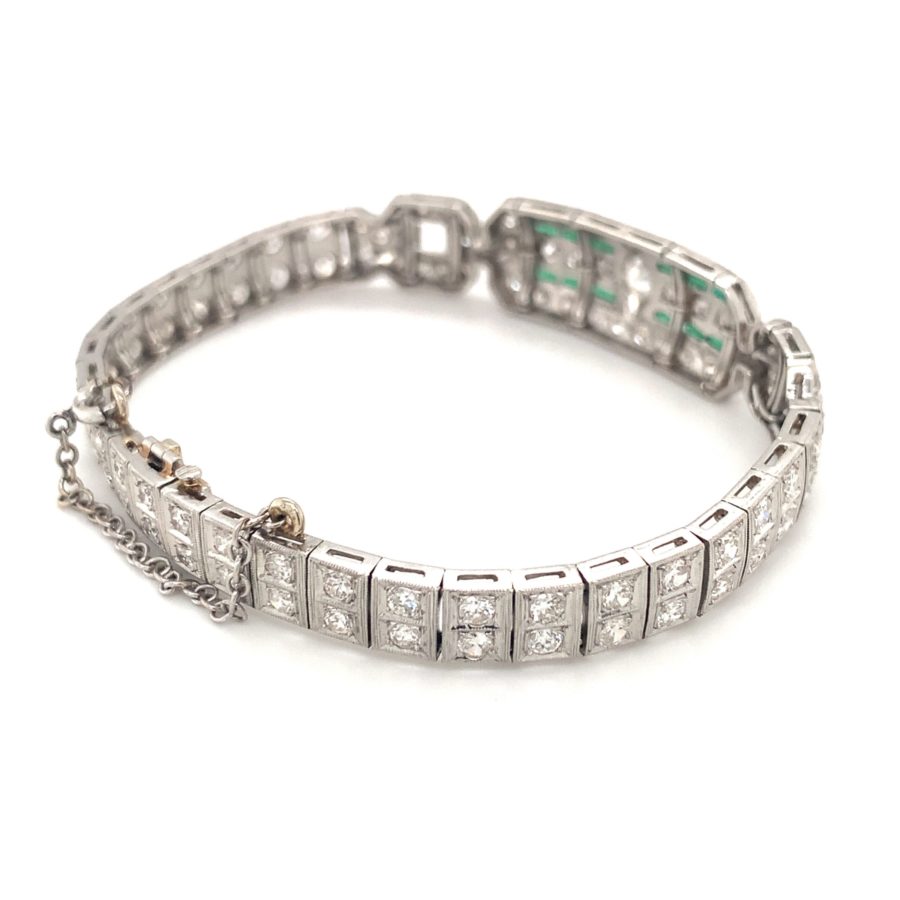 PLATINUM DIAMOND BRACELET from Recoleta Estate Jewelry