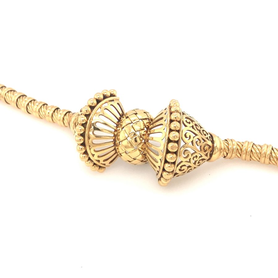 Retro 18K Yellow and Rose Gold Bracelet