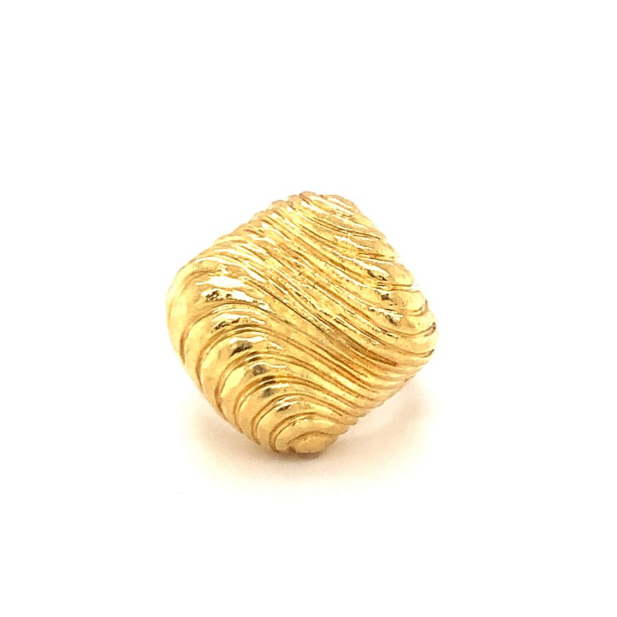 18K YELLOW GOLD RING BY "HENRY DUNAY"