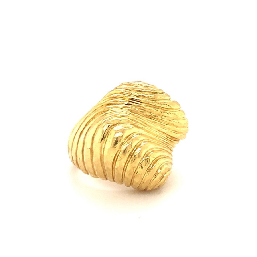 18K YELLOW GOLD RING BY "HENRY DUNAY"